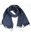 Shawl 180x80 cm (wool-look) denim blue (dark)