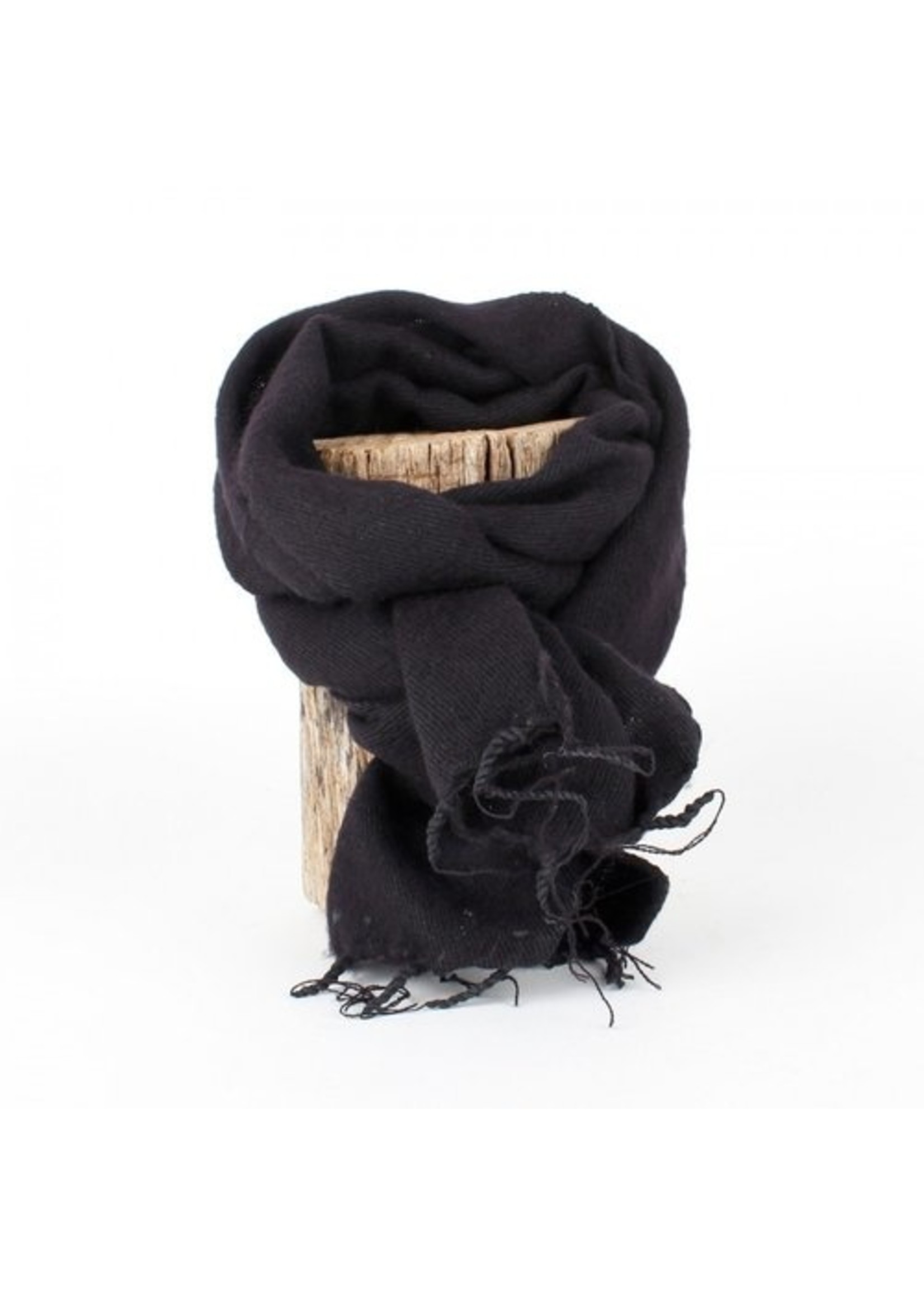 Sjaal met Verhaal Shawl 140x30 cm (wool-look) black