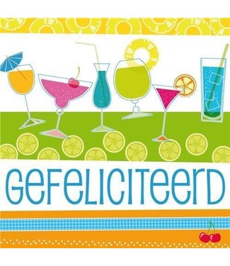 WTP Wenskaart gefeliciteerd (glazen)