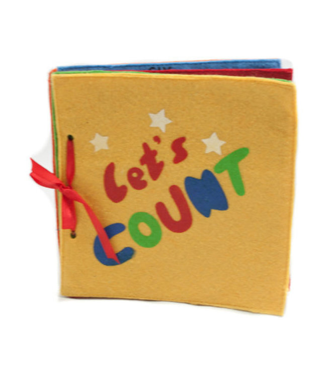 Felt children's book Let's count