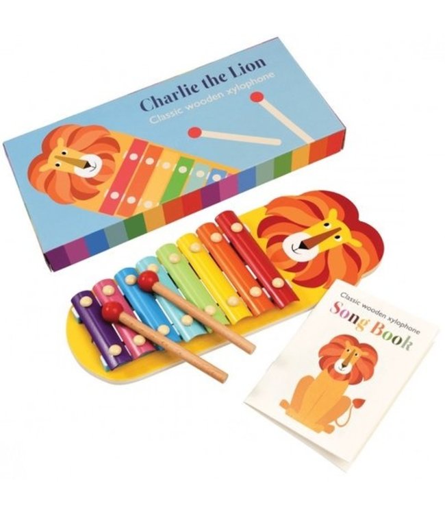 Wooden xylophone Charlie the Lion