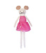 Global Affairs Cuddle toy - Lola the Mouse pink 30 cm