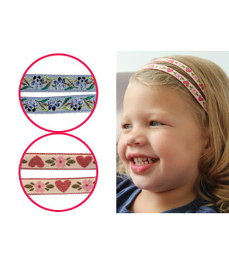 Global Affairs Hair ribbon satin girls - blue