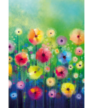 Floris Greeting card Field Flowers recycled paper