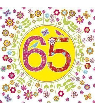 WTP Greeting Card 65 years