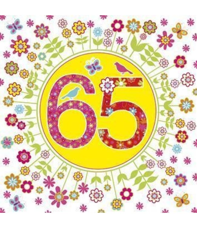 Greeting Card 65 years