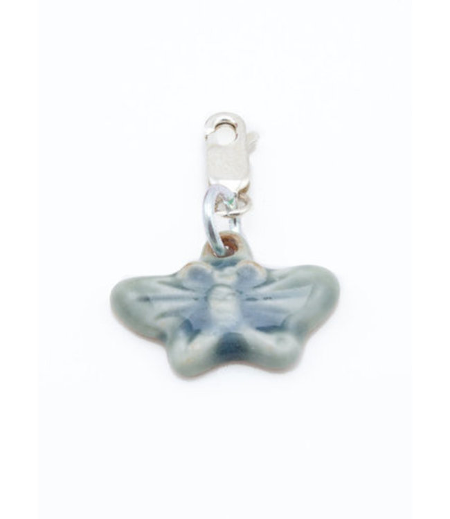 Silver Charm Ceramic Butterfly - fair trade