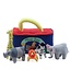 Lanka Lamai Mini fabric zoo animals in bag