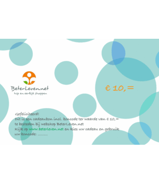 Gift voucher BeterLeven.net €10,00