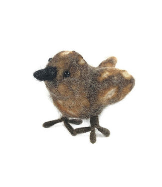 Fair Forward Felt bird - sparrow