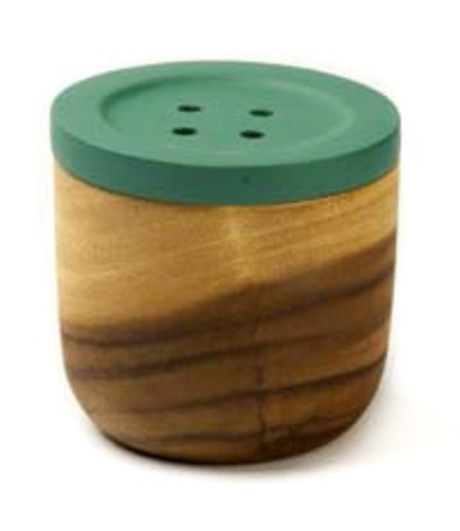 Wooden canister petrol button lid