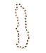 FairForward Necklace brown-white-beige resin