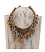 Fair Forward Necklace orange green blue mini beads