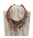 FairForward Ketting oranje groen blauwe kraaltjes