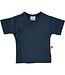 T-shirt overslag  korte mouw bio katoen donkerblauw 62-68