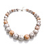 Kazuri necklace mini tango | Warm Tan