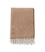Klippan Plaid wol Knut nougat - noga bruin 200x130 cm