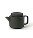 Tea pot ceramic 13cm/ 950 ml black matt