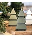 Candle Tree 13 cm olive green