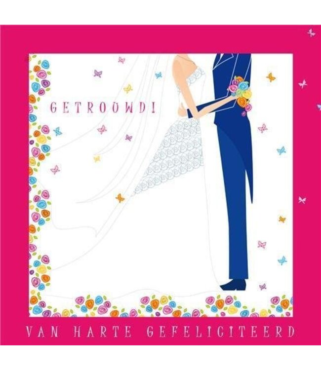 Greeting Card Getrouwd