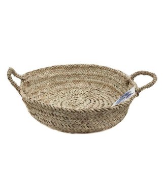 Mono Deco Palmleave basket low D 50cm with handgrips