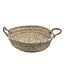Palmleave basket low D 50cm with handgrips