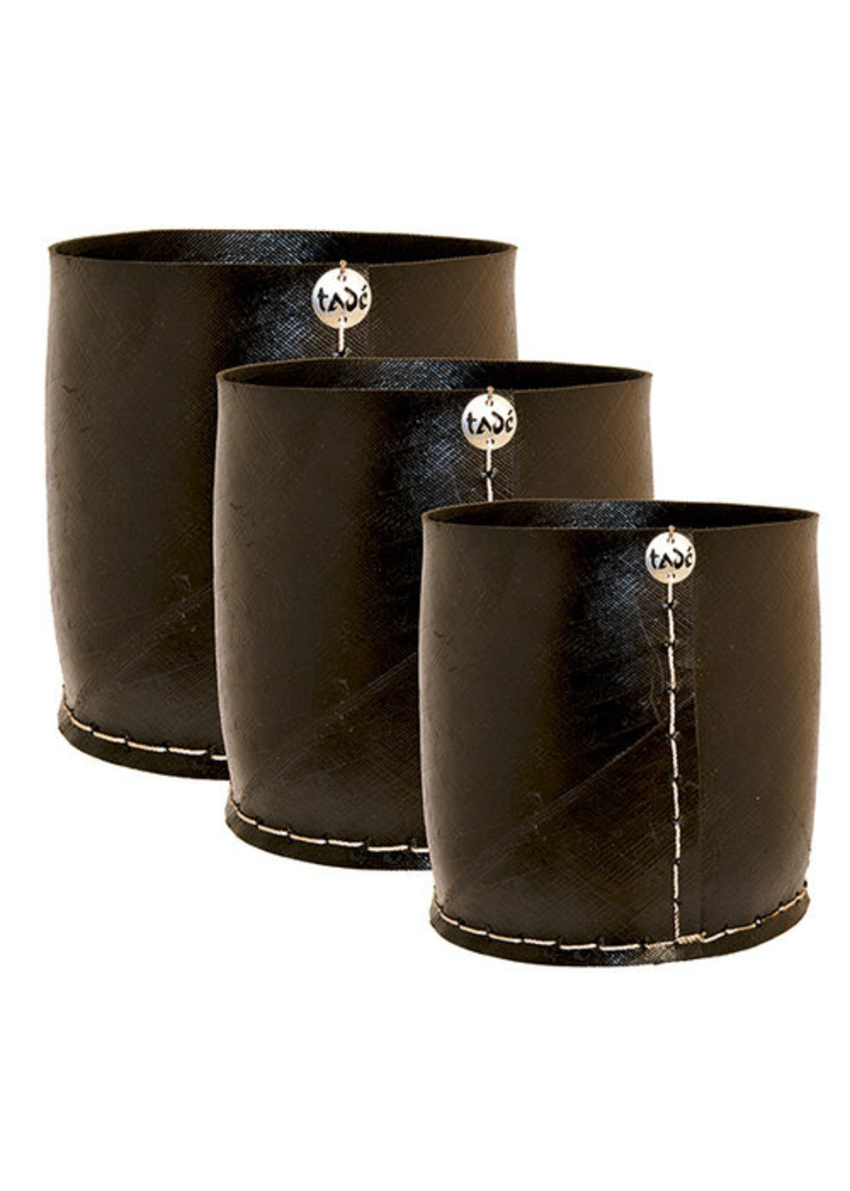 Tadé Rubber recycled flower pot straight - available in 3 sizes
