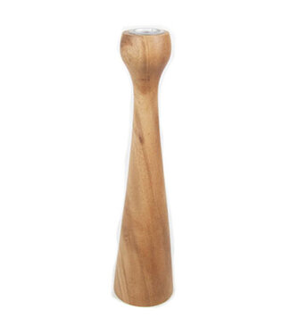 Kinta Wooden candleholder naturel 20 cm