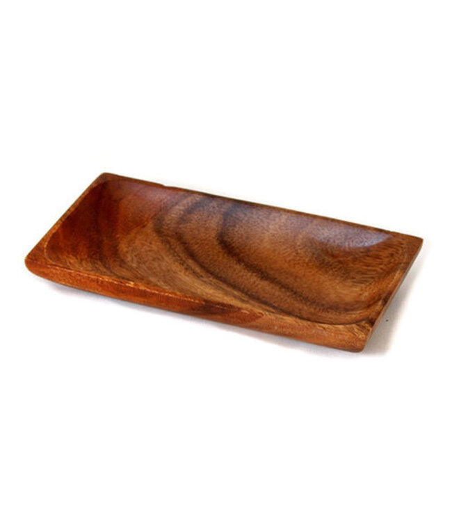 Rechthoekig sushibord hout 20x10cm