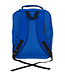 Rubber backpack H40xW30cm blue with black front