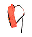 Orange backpack with black rubber H40xW32cm