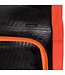 Rugtas oranje met zwart rubber H40xB30cm