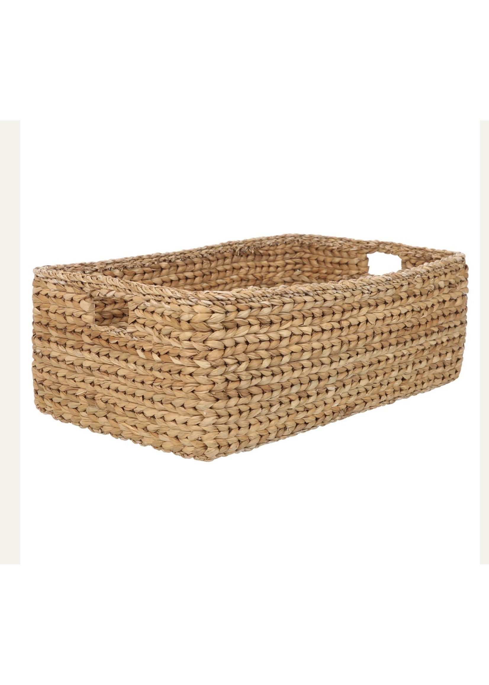 Yoshiko Seagrass basket rectangled Basail L: L33 x W28 x H19