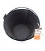 Rubber bucket recycled tyre