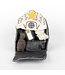 Felt nativity set 12 pieces - grey-natural 15 cm