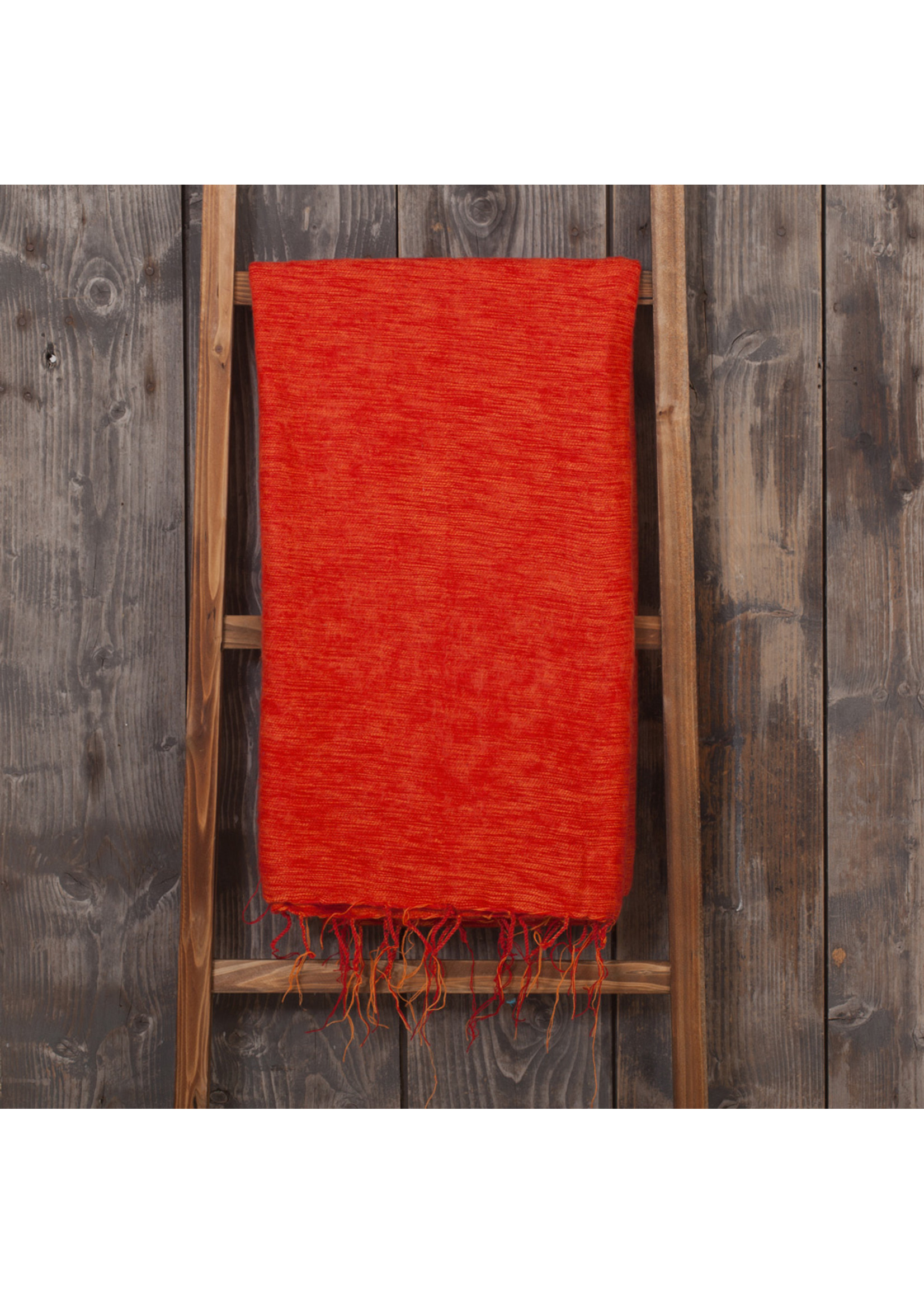 Sjaal met Verhaal Plaid 240x120 cm (wool-look) red