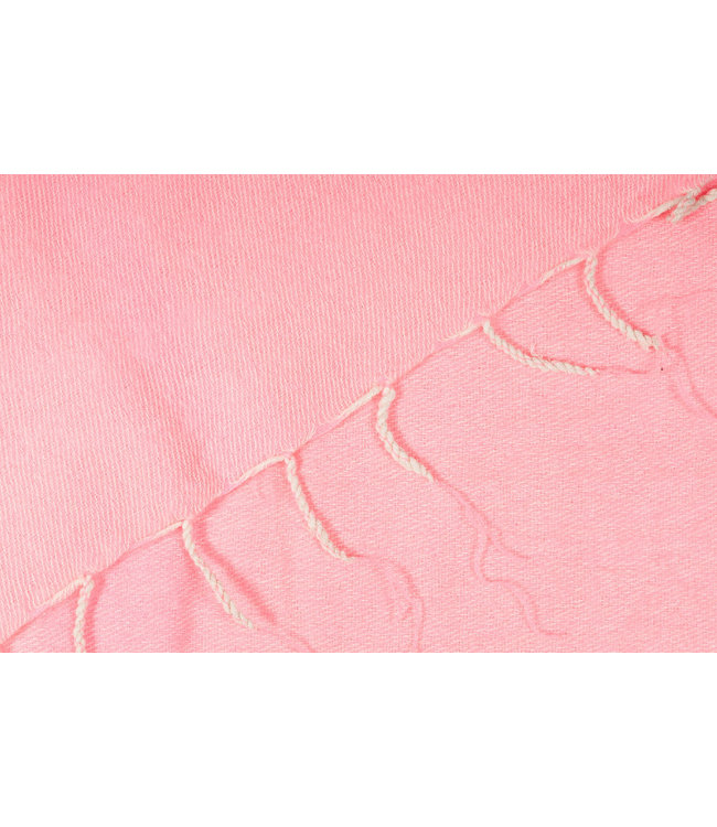 Plaid 240x120 cm (wool-look) flamingo pink