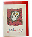 Floris Wishing card Owl 10x15cm with red envelop