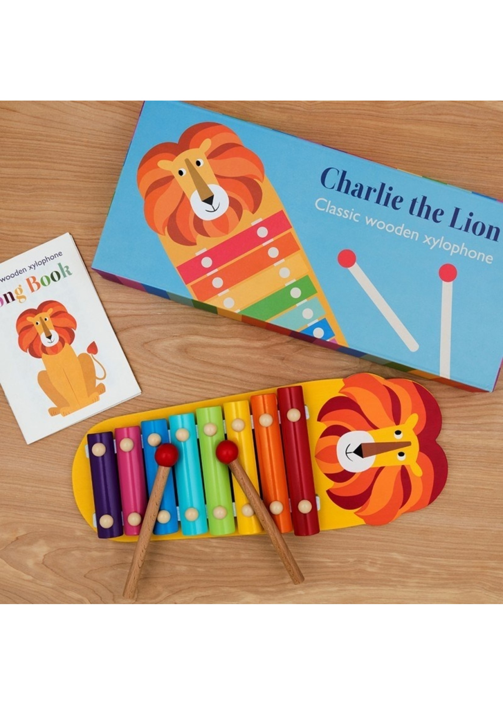 Wooden xylophone Charlie the Lion