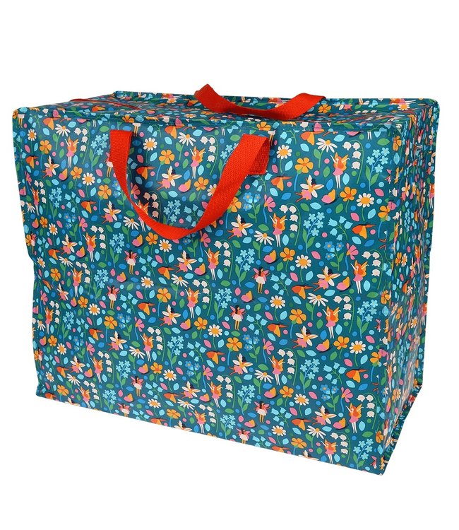 Big storage bag recycled plastic Fairies garden 55cm