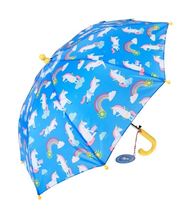 Children's umbrella Unicorn - blue