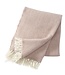 Plaid eco wool Stella pink - ecru