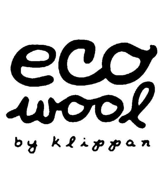 Deken Elanden van  eco wol blauw-bruin gestreept 180x130cm