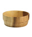 Wooden salad bowl 25 cm band