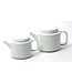 Tea pot white ceramic 13cm/ 950ml