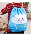 Gymbag cotton Happy Cloud / blue