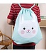 Gymbag cotton with Bonnie the Bunny - mint green