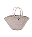 FairbyGaya Seagrass bag natural with button 60x40cm