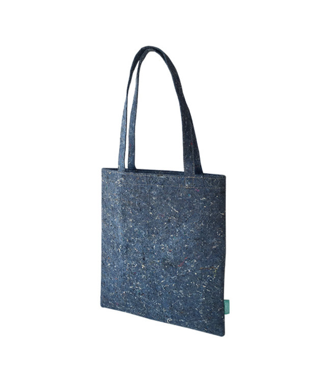 Shopper bag felt - recycled blue jeans