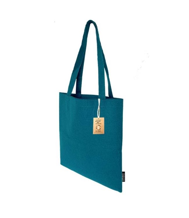 Shopper tas recycled PET - petrol